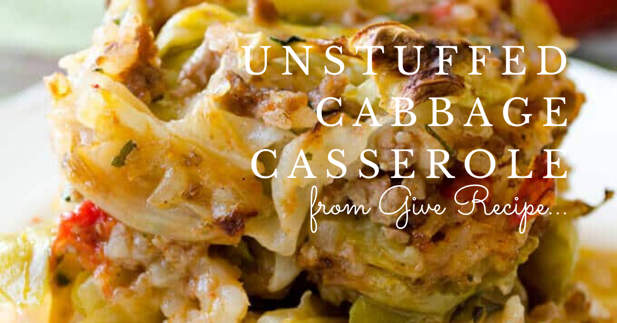 picture of cabbage casserole