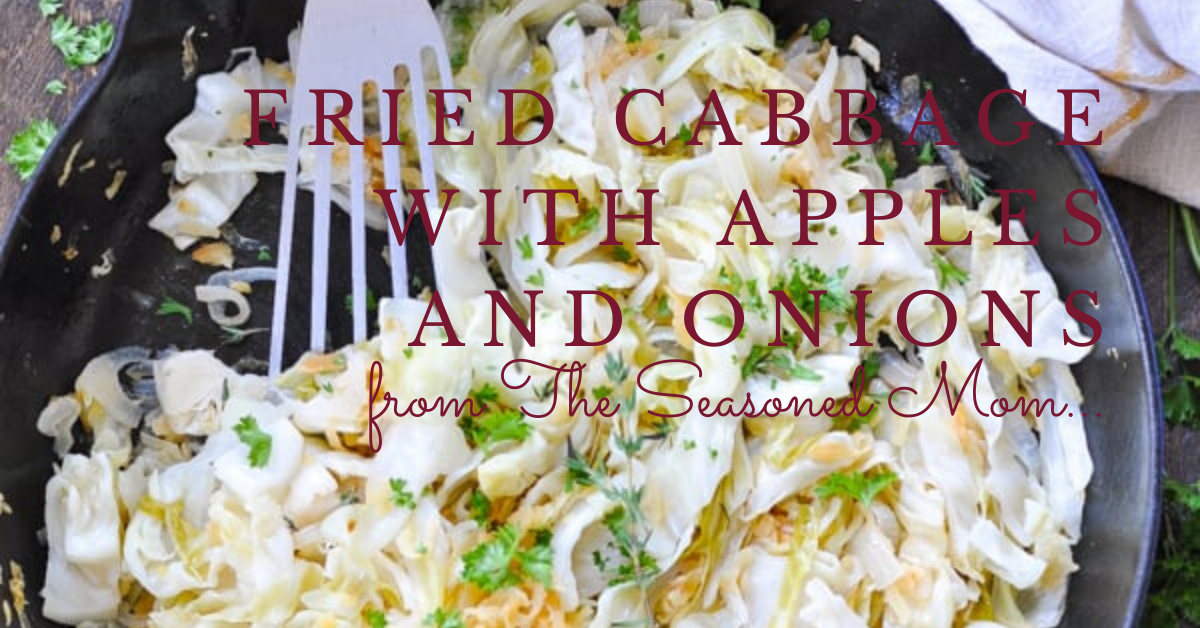 fried cabbage in a pan