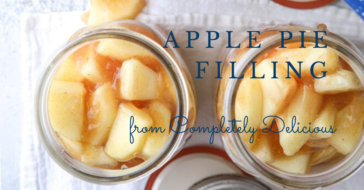 homemade apple pie filling