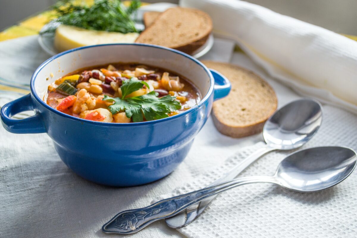 soup in a bowl